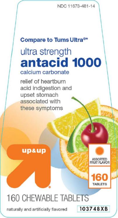 Antacid Target 160 count front label