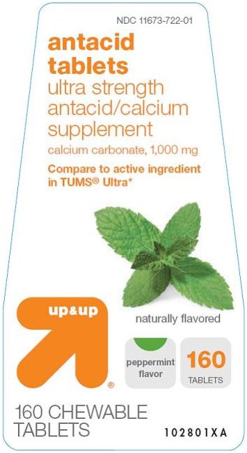 Target Antacid 160 ct peppermint label