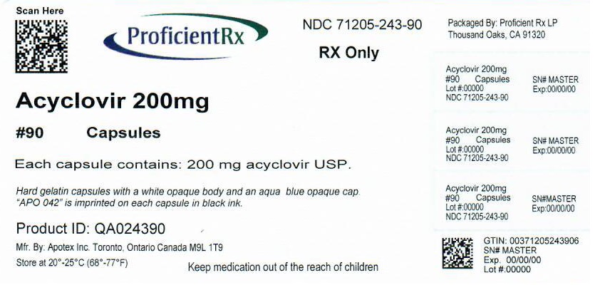 ACYCLOVIR CAPSULES USP 200 mg