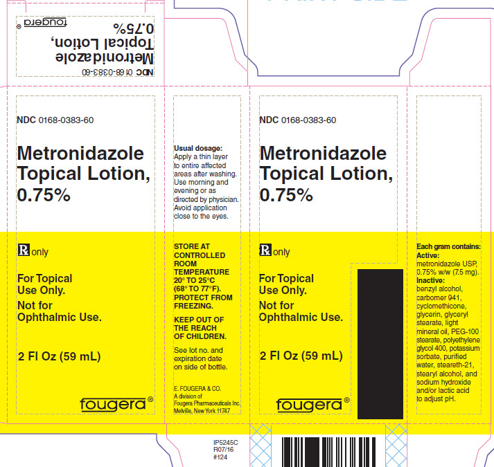 Metronidazole topical lotion 0 75 