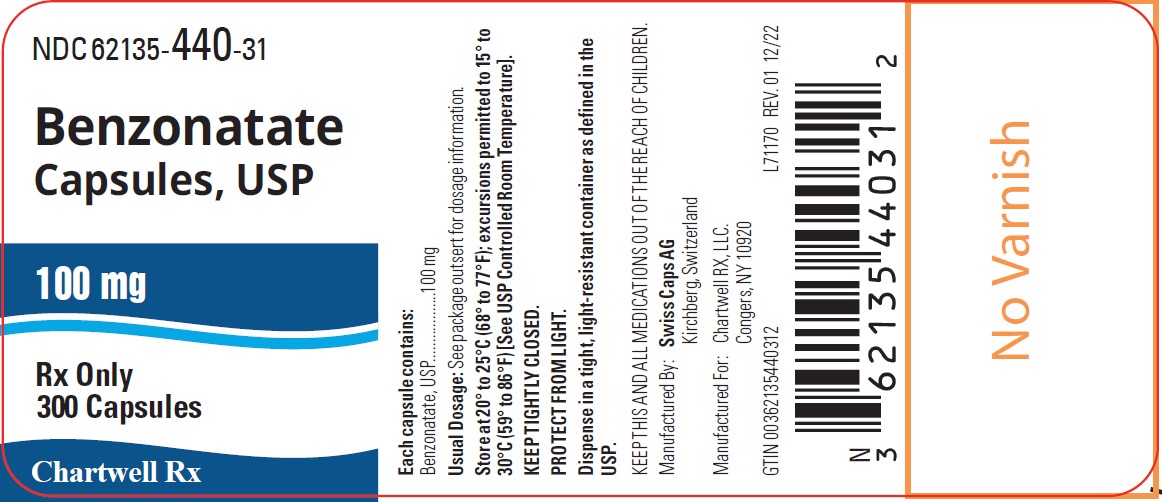 Benzonatate Capsules, USP 100 mg and 200 mg Rx Only