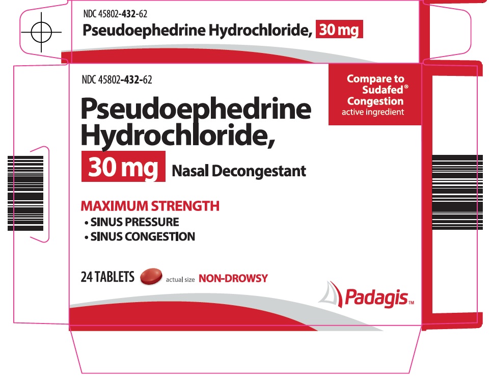 Pseudoephedrine Hydrochloride 30 mg Drug Facts