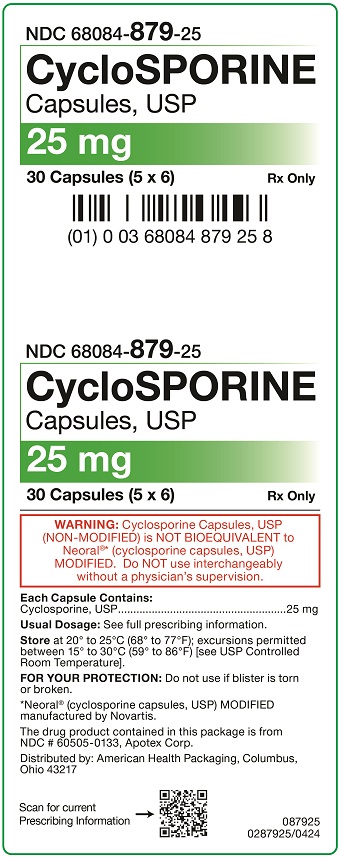 25 mg Cyclosporine Capsules Carton