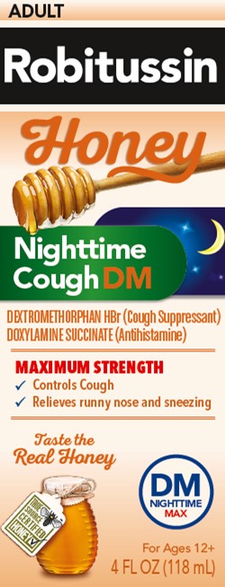 Robitussin Honey MS NT Cough 4 fl ozs (118 ml)