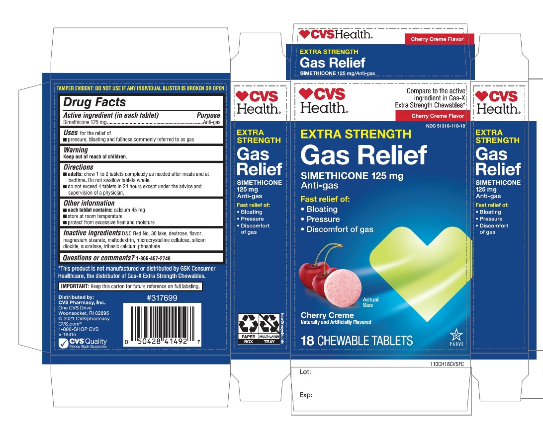 CVS Gas Relief Simethicone 125 mg 18 CT