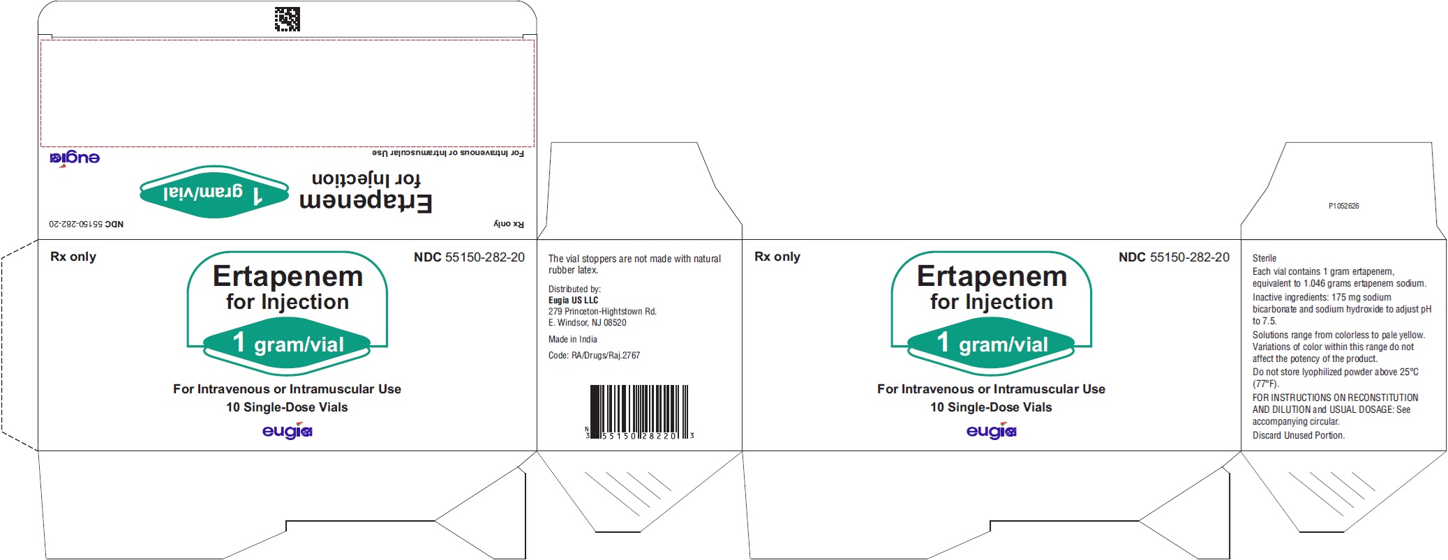 PACKAGE LABEL-PRINCIPAL DISPLAY PANEL - 1 gram/vial - Container-Carton (10 Vials)