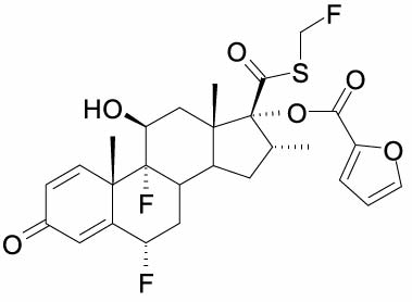 Fluticasone furoate chemical structure