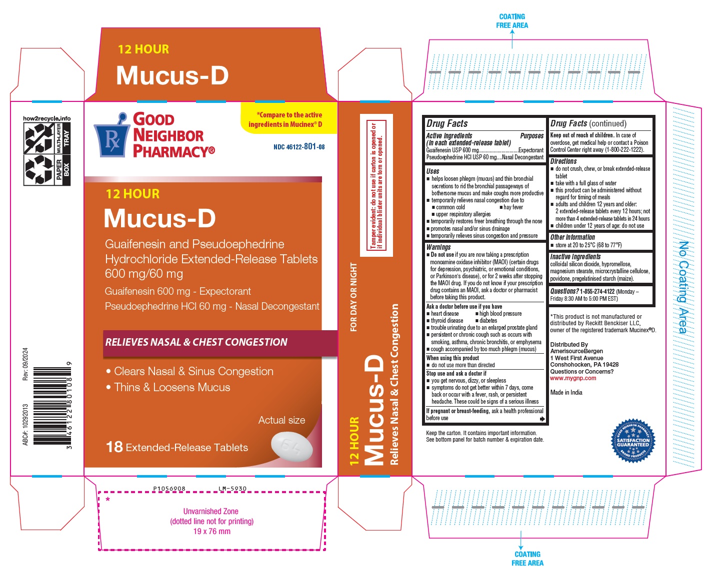 PACKAGE LABEL-PRINCIPAL DISPLAY PANEL - 600 mg/60 mg (18 Tablet Carton Label)