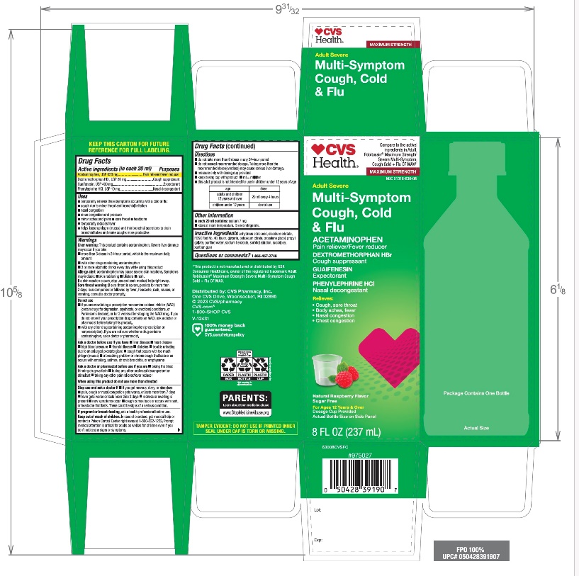 CVS Adult SEVERE Multi Symptom Cough Cold + Flu 237 mL