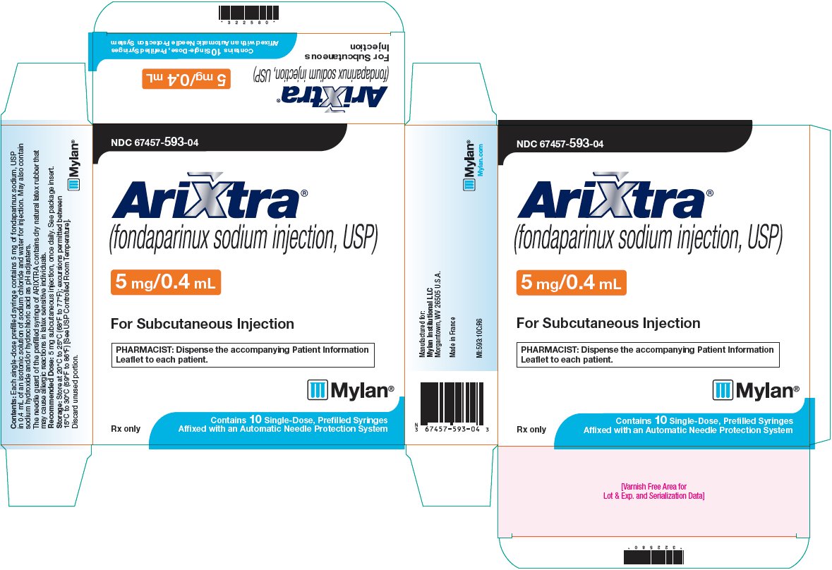 Arixtra Injection 5 mg/0.4 mL Carton Label