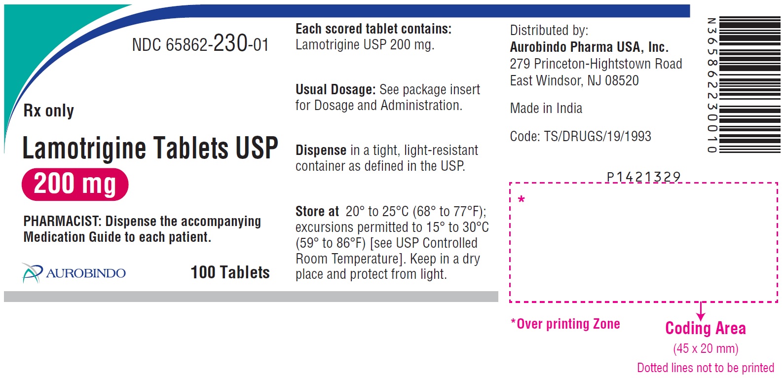 PACKAGE LABEL-PRINCIPAL DISPLAY PANEL - 200 mg (100 Tablet Bottle)