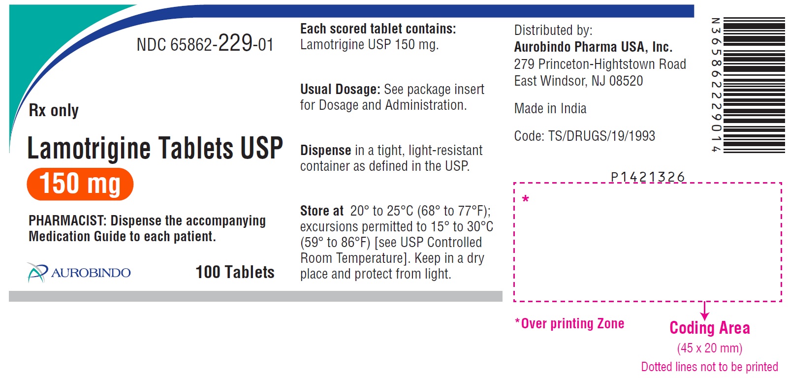 PACKAGE LABEL-PRINCIPAL DISPLAY PANEL - 150 mg (100 Tablet Bottle)