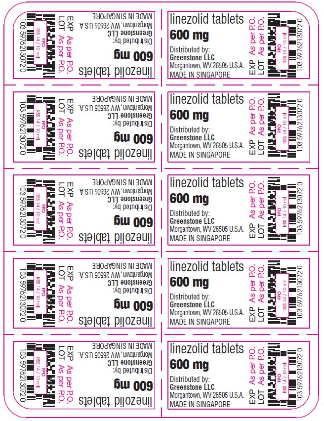 PRINCIPAL DISPLAY PANEL - 600 mg Tablet Blister Pack Label