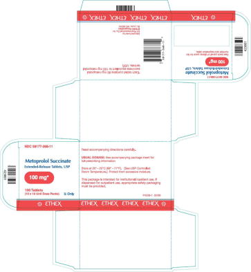 100 mg  - 100 Tablets Blister Pack Label
