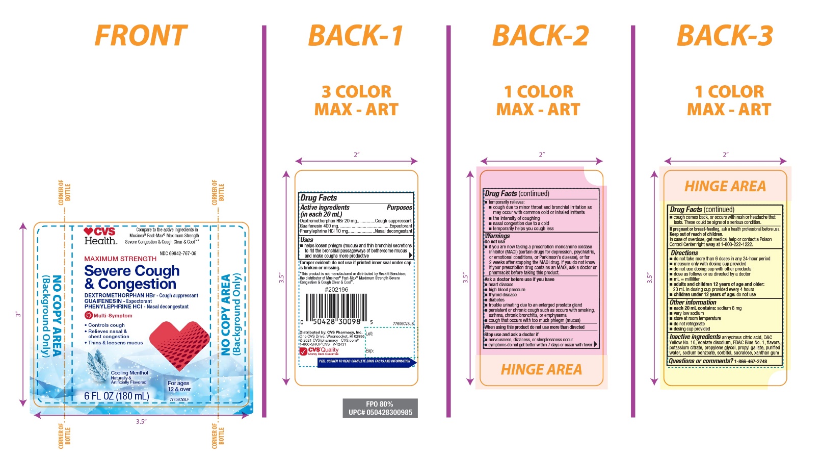 CVS Maximum Strength Severe Congestion & cough