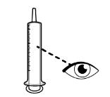 A syringe and eye

Description automatically generated
