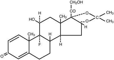 Triamcinolone Structure