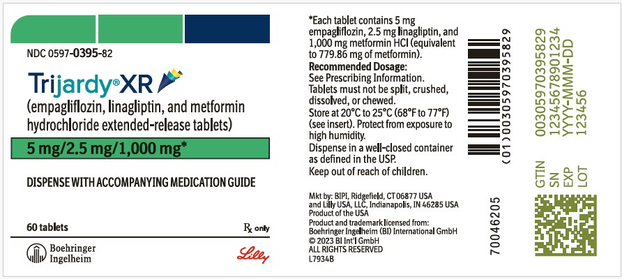 PRINCIPAL DISPLAY PANEL - 5 mg/2.5 mg/1000 mg Tablet Bottle Label